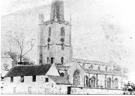 Original site of the National School close to the Church