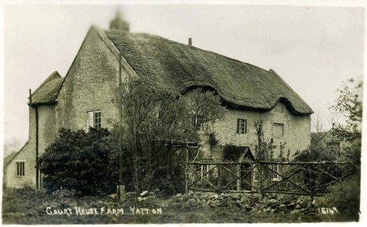 Court House Farm with thatched roof